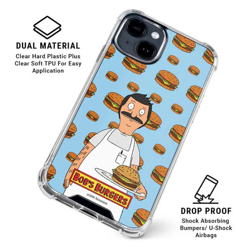 Bobs Burgers Burger of the Day iPhone 15 Clear Case